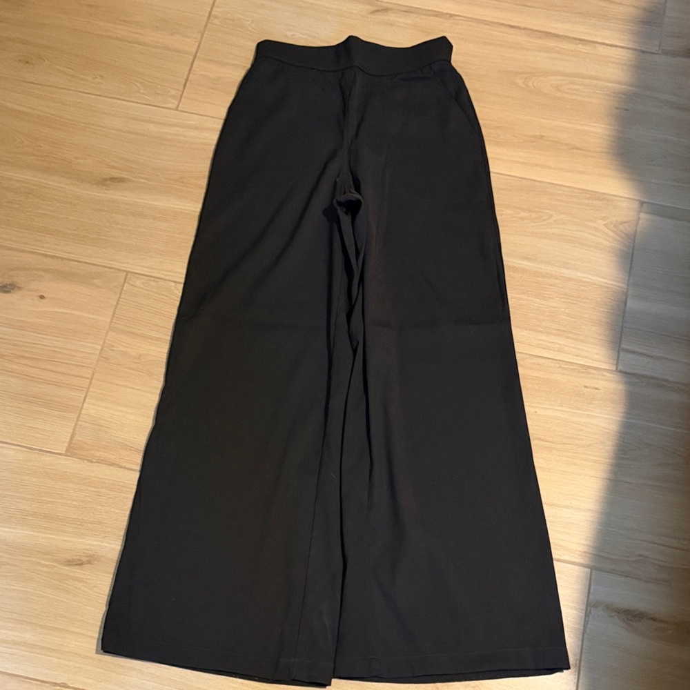 Max Studio Black Gathered Waist Trousers